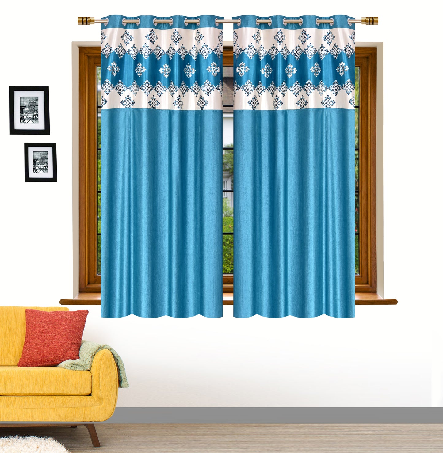 floral curtains