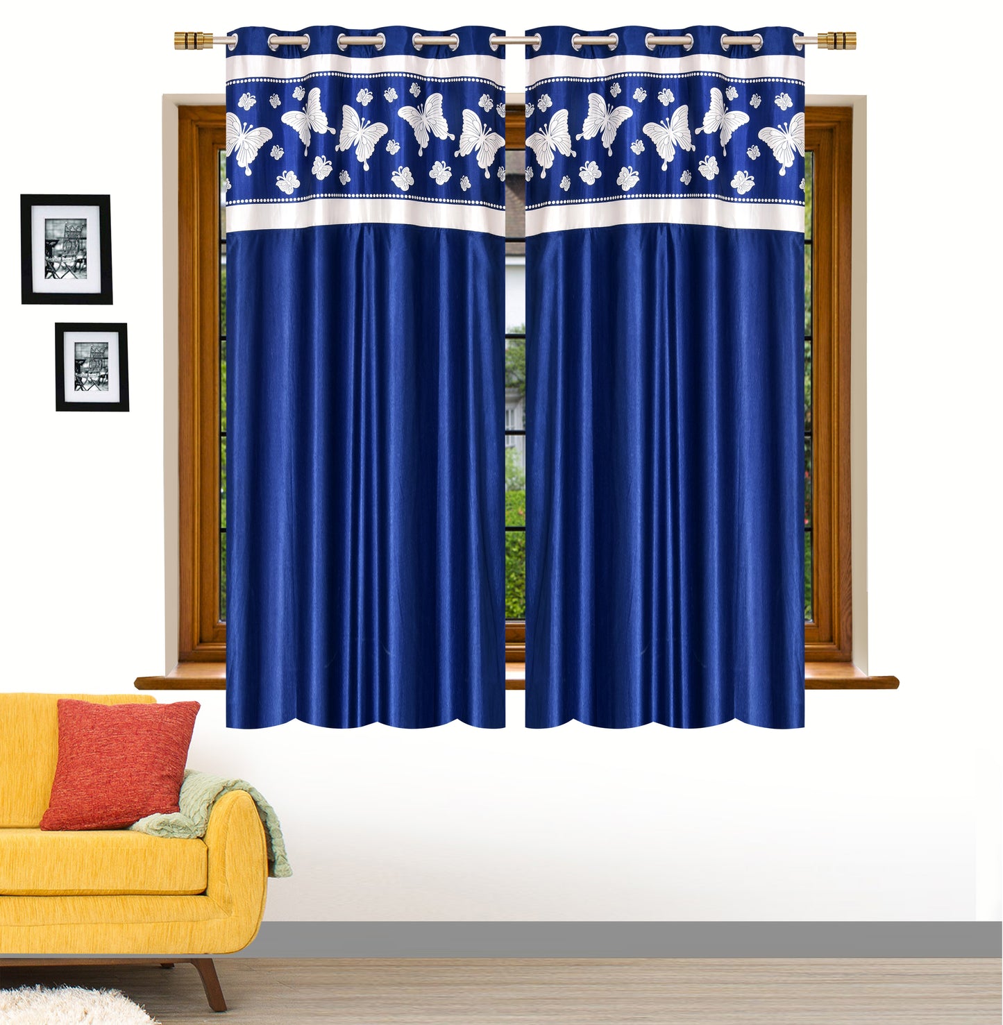 floral curtains
