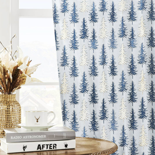 Oak Tree Print Curtain
