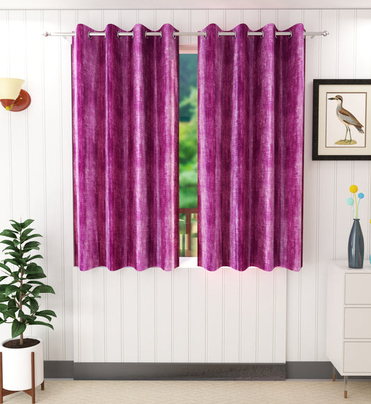 Royal Purple Textured Curtains